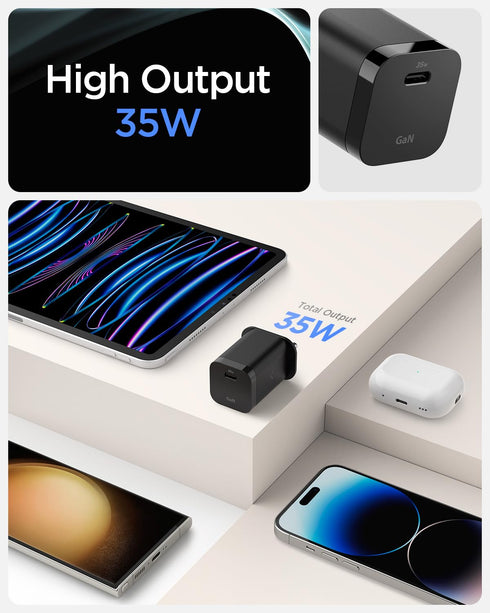 35W USB-C GaN Wall Charger