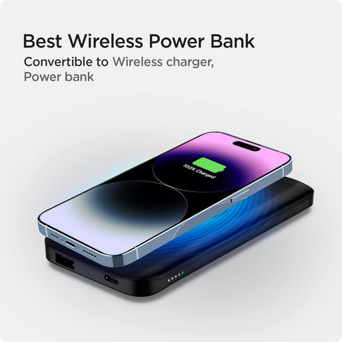 2 in 1 10000 mAh Wireless Power Bank