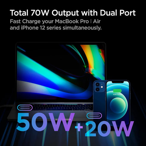 70W USB-C GaN Wall Charger