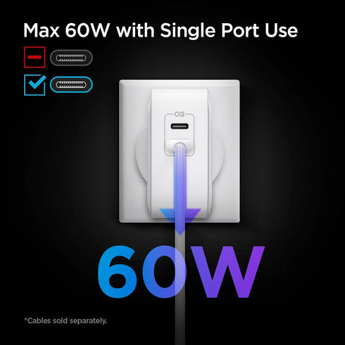70W USB-C GaN Wall Charger