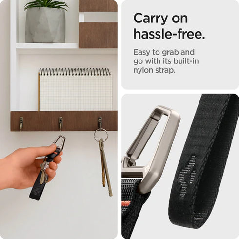 Black Strap + Key Ring