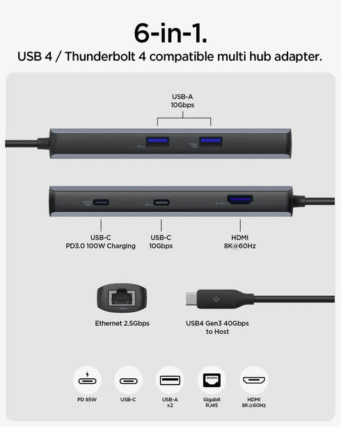 ArcDock Pro Multi Hub 6-in-1 | PD2302