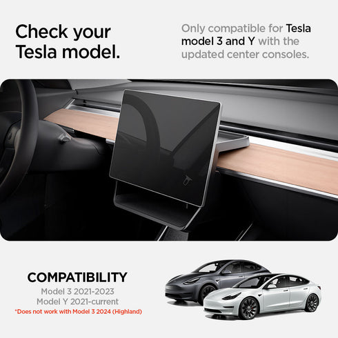 Tesla Model Y & 3 - Under Screen Organizer | TO227