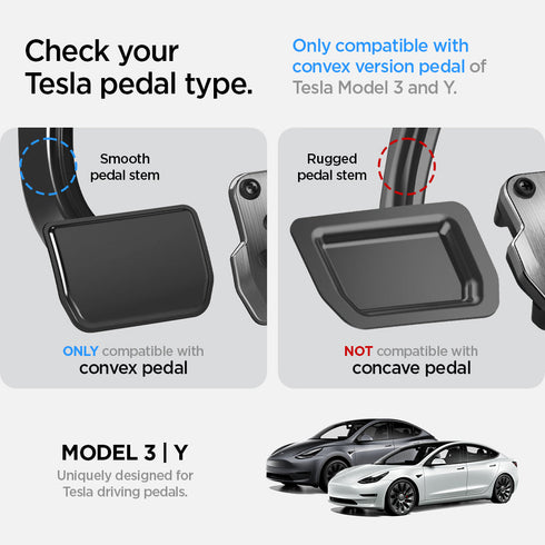 Tesla Model Y & 3 - Pedal Cover | TO201