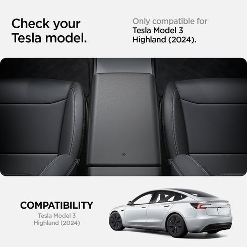 Tesla Model 3 Highland - Armrest Cover | TO240H