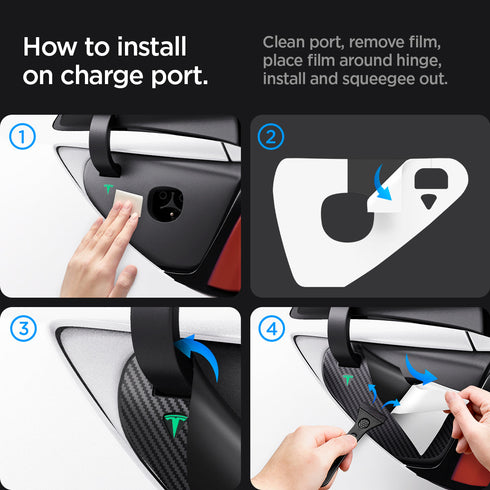 Tesla Model Y & 3 - Charging Port Protective Film | TO420